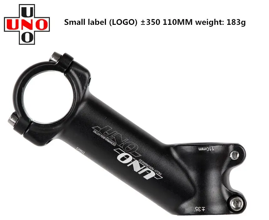 Small Logo 35-110mm UNO 7 вынос руля велосипеда вынос руля MTB дорожный велосипедный вынос руля 31,8 угол 7/17*70/80/90/100/110/120/130 мм Bicicleta potencia Велоспорт части - Цвет: Small Logo 35-110mm