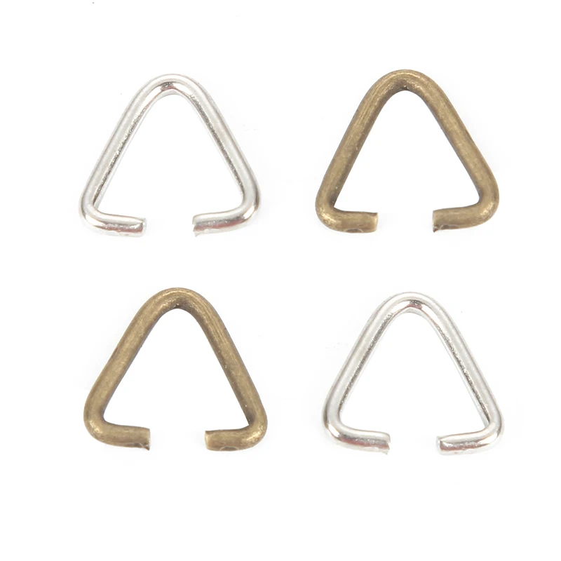 Металлические ювелирные изделия открытые петли треугольные переходные кольца и