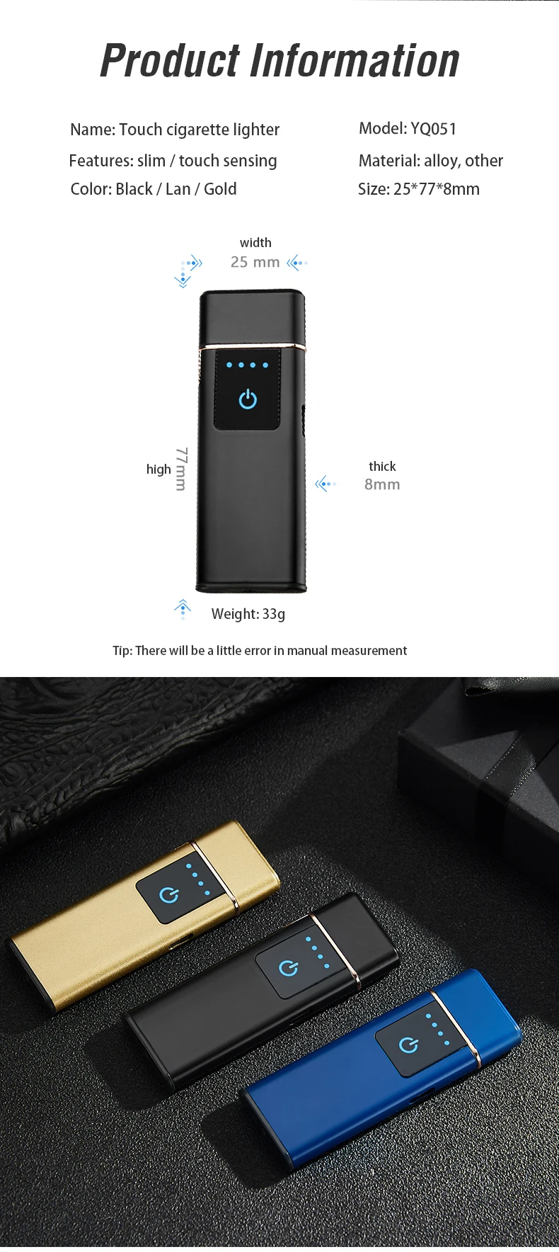 Двусторонняя зажигание USB электрическая зажигалка для сигарет ветрозащитные Плазменные дуговые зажигалки Вольфрамовая нагревательная катушка Зажигалка гаджеты для мужчин