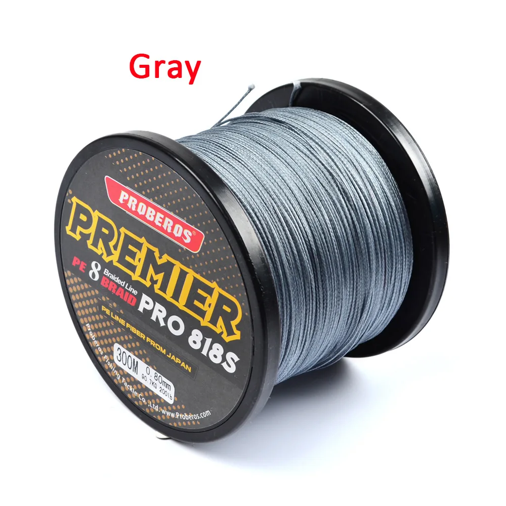 Fly Fishing 300M 8 Strands PE Braided Line 5LB - 300 LB Multifilament Wire PREMIER Carp Yarn | Спорт и развлечения