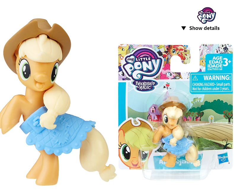 FurReal Friends, My Little Pony с рисунком из мультфильма «Мой Маленький Пони» друзей 3-дюймовая пленка маленькие пони всех цветов радуги; платье в серии «Lyra Heartstring редкость фигурка коллекционная игрушка
