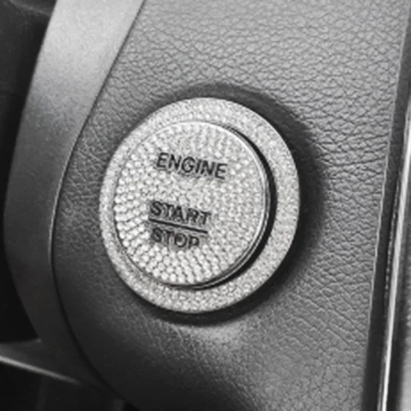 Автомобильный двигатель старт стоп зажигание одна кнопка Крышка кольцо отделка