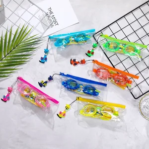 1 шт., детские силиконовые водонепроницаемые очки для плавания в бассейне