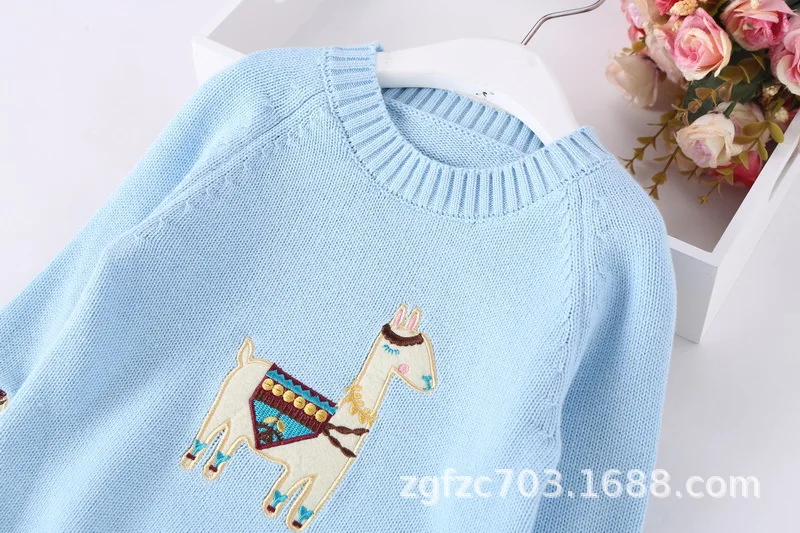 Новинка года; свитера для девочек Одежда для детей 2-10 лет Детские свитера