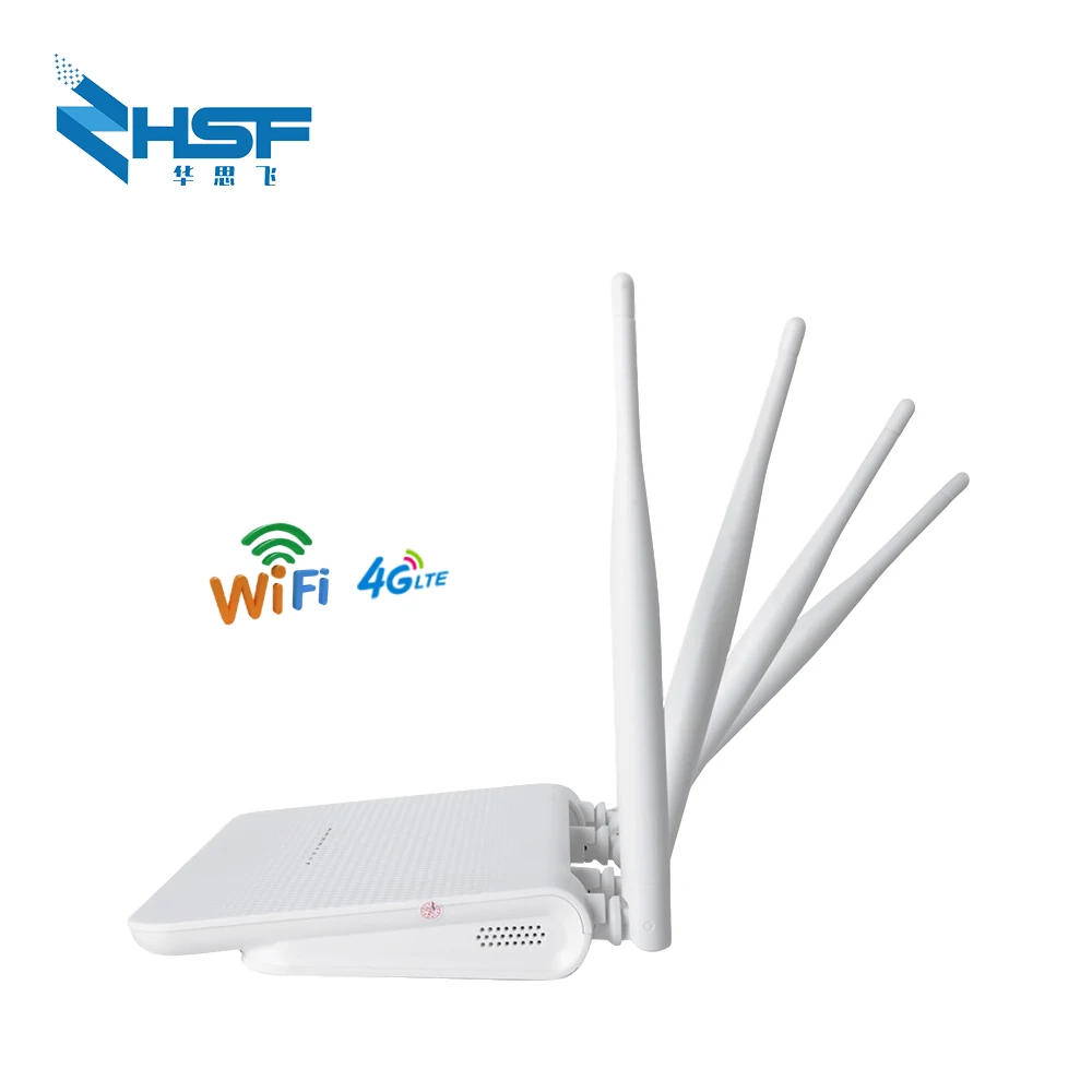 Cheap 300Mbps Wireless 4G LTE VPN Router CPE 3G/4G LTE Mobile Wifi Hotspot With Sim Card Slot 4Pcs External Antenna Up 32Users