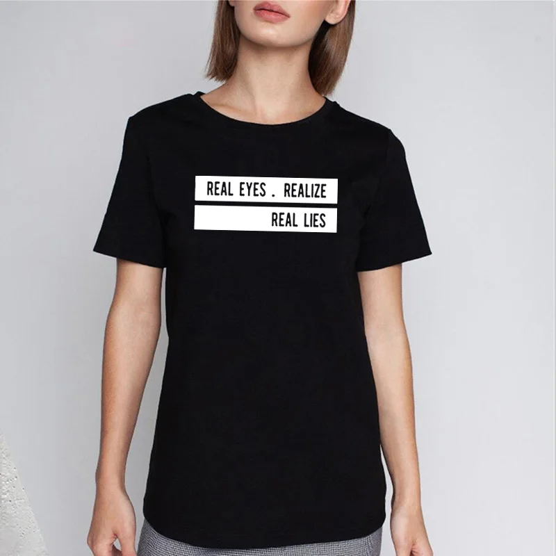 Женская хлопковая футболка с коротким рукавом круглым вырезом и принтом