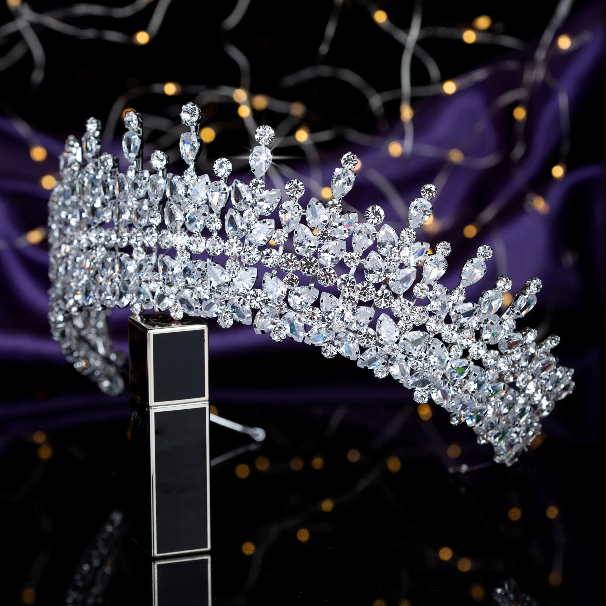 Аксессуары для волос свадьбы с цирконом|Украшения волос| |