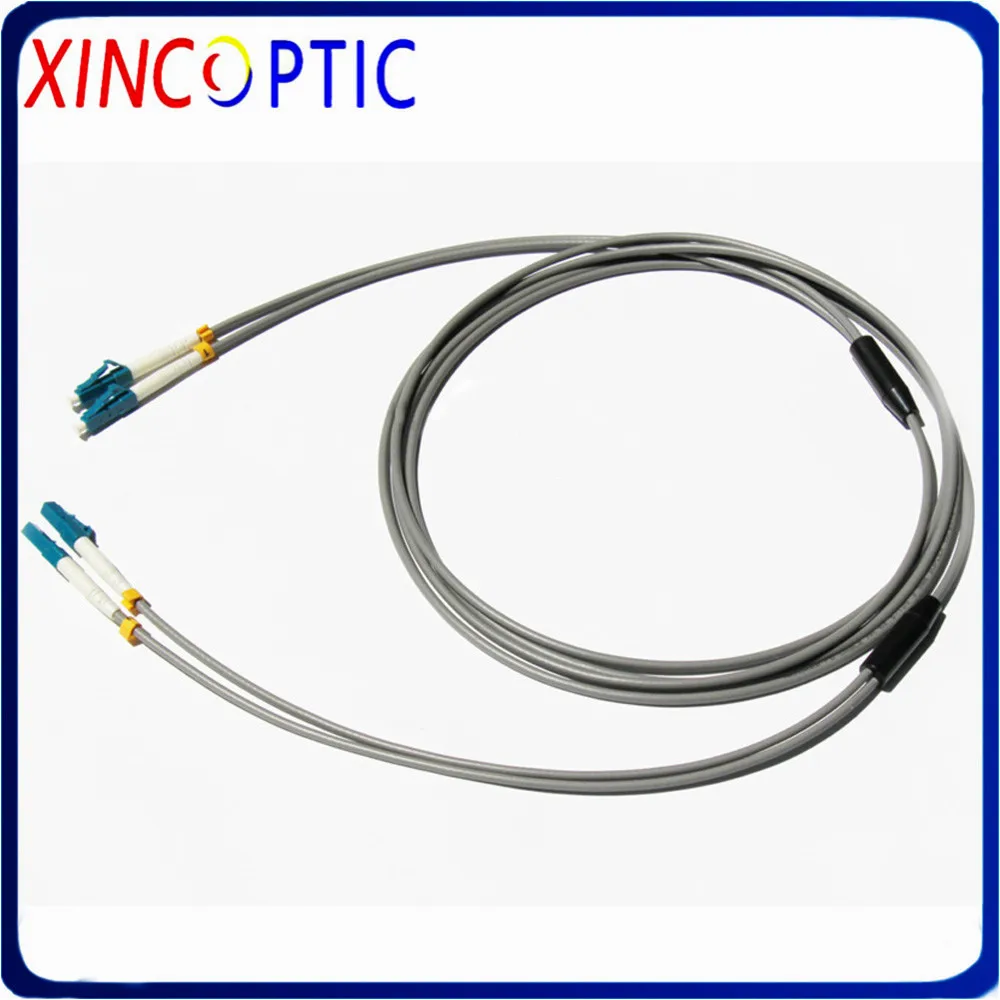 Бронированный патч корд 2 жильный многомодовый 50 м мм 50/125 OM1 OM2 SC LC FC ST волоконно