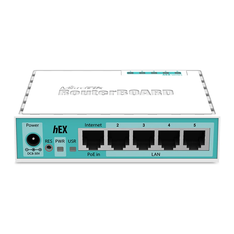 

880 MHz MikroTik RB750Gr3 (hEX) Gigabit wired router, home ROS broadband soft routing, stable