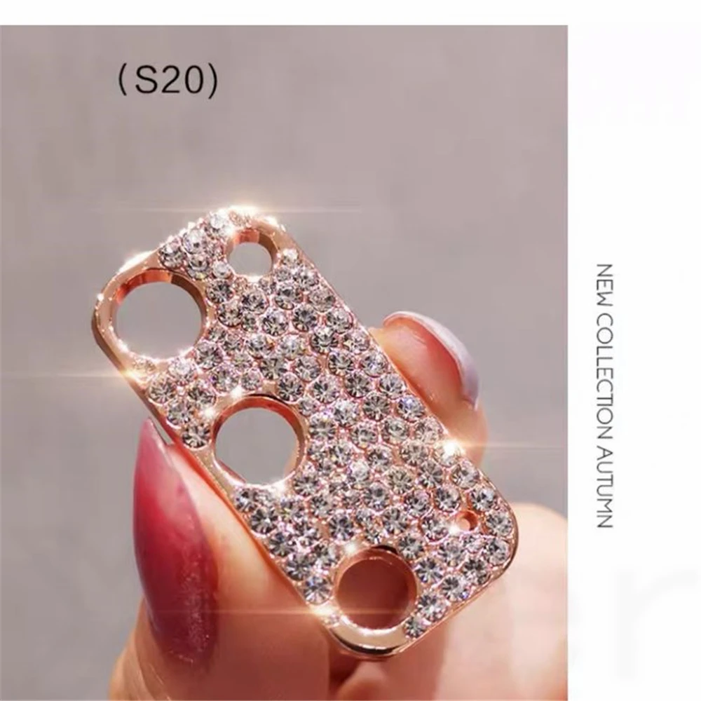 Для Samsung Galaxy S20 Ultra Note 20 Plus блестящая пленка для объектива камеры со стразами