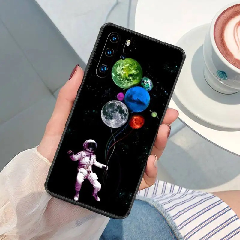 Чехол для телефона с изображением вселенной звездного неба галактики астронавта