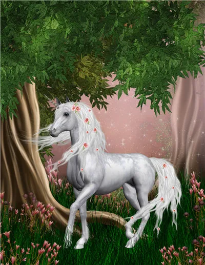 

SHENGYONGBAO Art Fabric Custom Fairy Tale Photography Backdrops Props Children and baby theme Photo Studio Background 20702-18