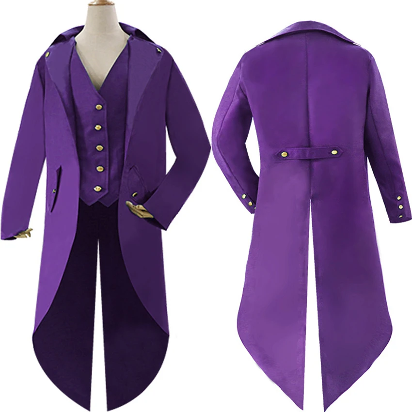 Средневековые ретро мужские пальто с ласточковым хвостом средневековый стиль