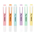 Текстовые маркеры STABILO, крутые текстовые маркеры пастельных цветов, 1 мм4 мм, линия ширины, для школьных ключей, маркировка фокуса