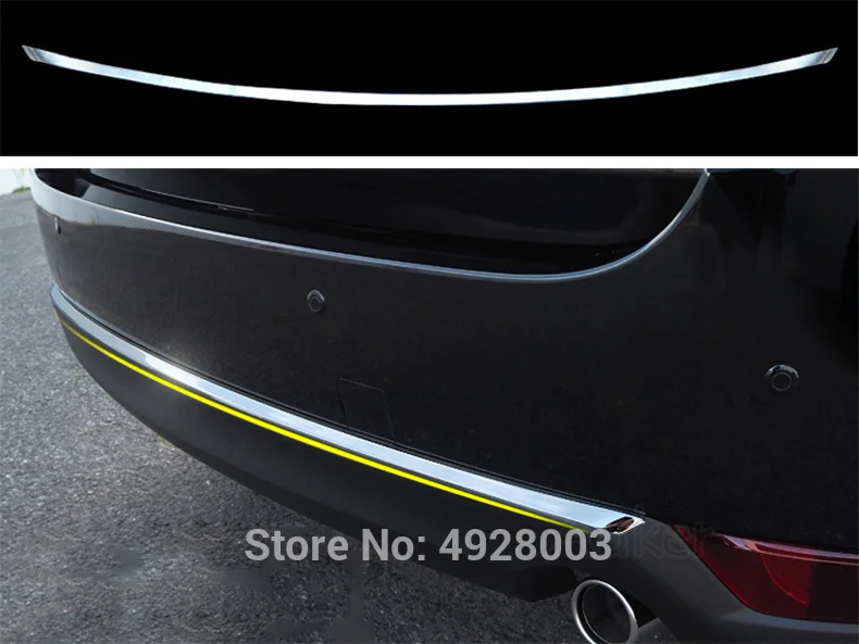 Наклейки на заднюю дверь автомобиля Mazda CX-5 CX5 2017-2021 KF хромированные накладки
