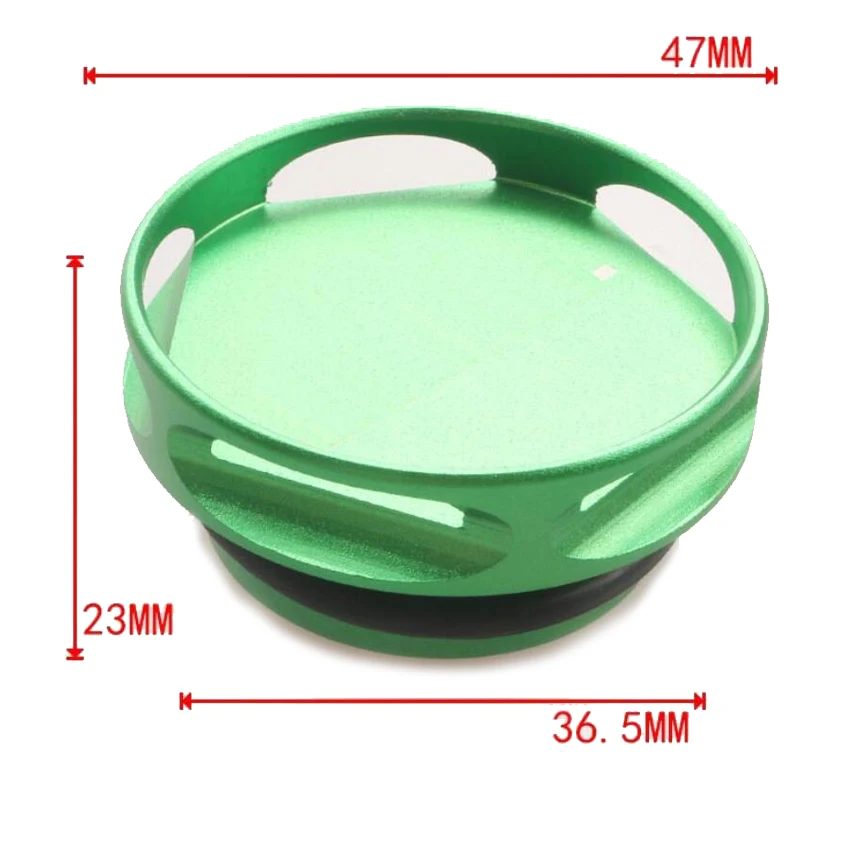 Магнитный Алюминиевый Автомобильный топливный колпачок зеленый масляный бак
