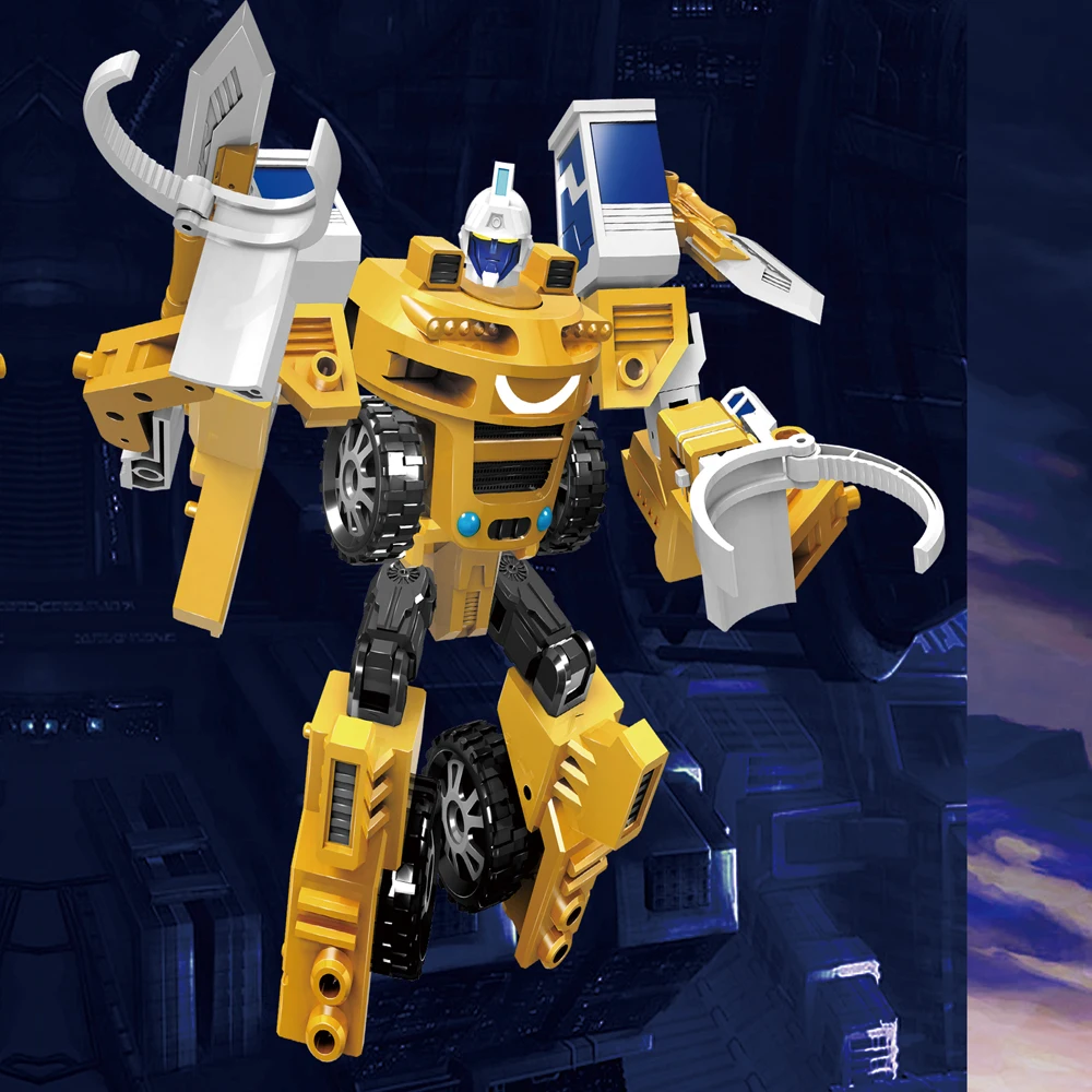 Строительная техника автомобиль трансформер игрушка|Игровые фигурки и