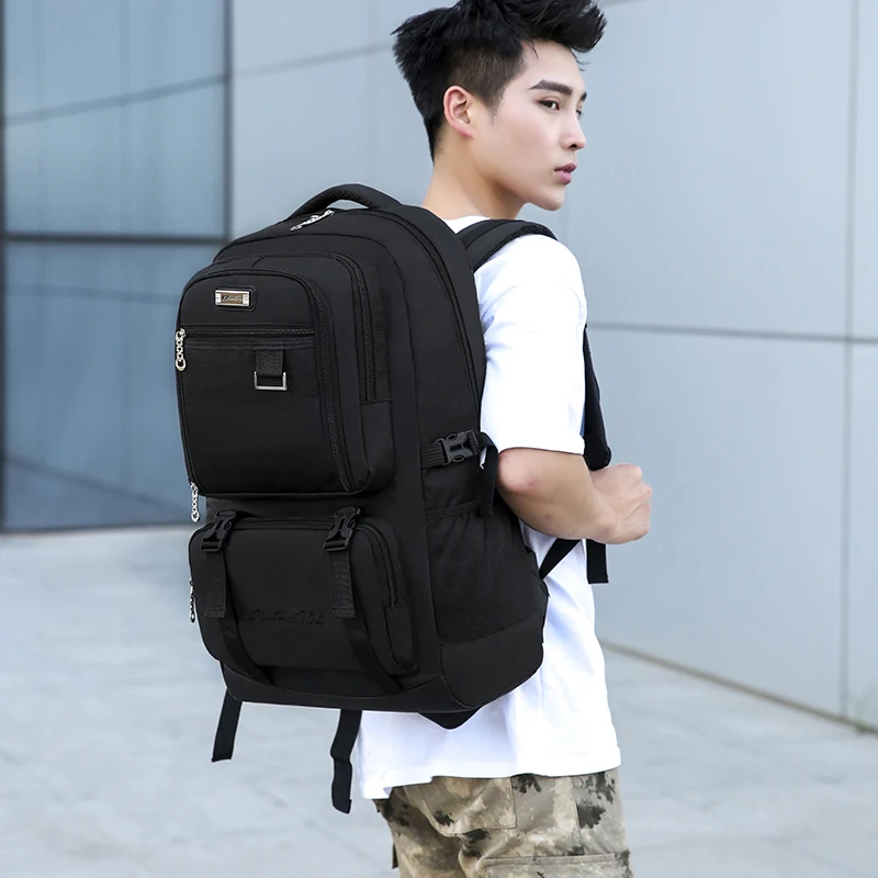 Новый водонепроницаемый прочный рюкзак из ткани Оксфорд большой емкости мужская