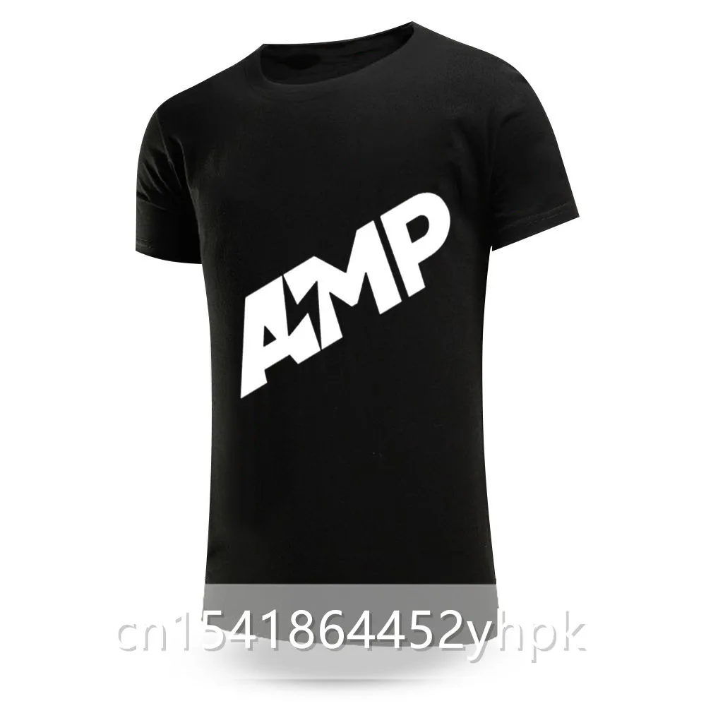 

2021Summer Men's Trampoline basketball sportswear AMP Funny T shirt High Quality Men Classic streetwear hip-hop Casual Men's Top