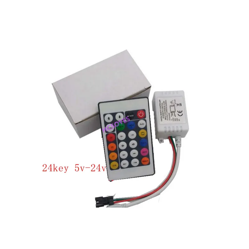 Мини 3key SP002E RF 24key RGB беспроводные ИК пульт дистанционного управления для WS2811 ws2812b