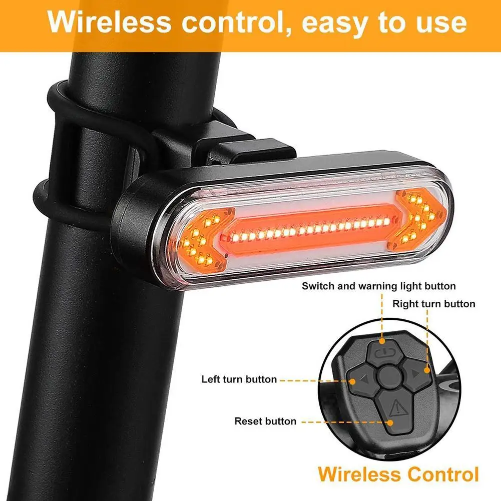 

Bike Tail Light Waterproof Riding Rear Light Led Usb Light Rechargeable Mountain Tail-lamp Bike Bicycle Light Cycling P3C7