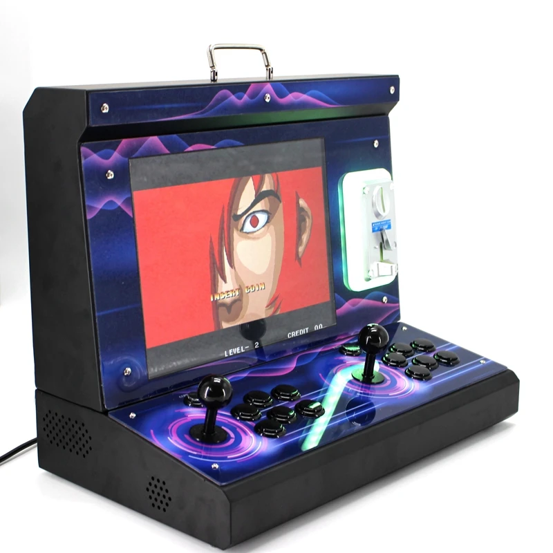 

Игровой автомат Bartop, 3400 в 1, аркадный джойстик Pandora Box12, 15-дюймовый экран с монетоприемником
