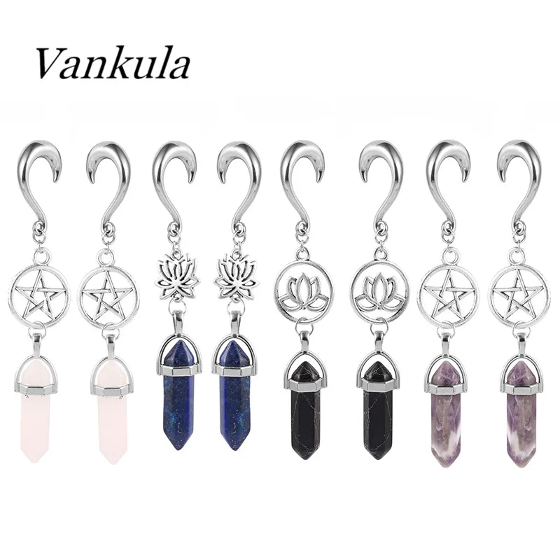 Vankula пирсинг ушей гири из нержавеющей стали ювелирные изделия для тела растяжка