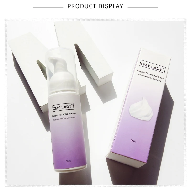 Очищающее средство для лица кислородный пенообразующий мусс устранения пор