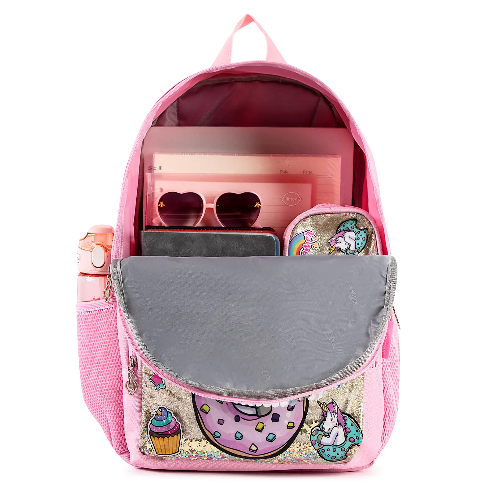 Unicorn Glitter Sequins Kawaii Bookbag Cute Satchel Bag School Anime Backpack for Girls Laptop Bag Kids Children Primary Bag