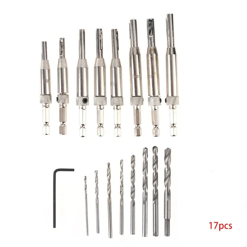 

Самоцентрирующийся шарнир, сенсорный шарнир, Сменный Набор для столярных работ, дверей, окон, регулируемый набор сверл для деревообработки,...