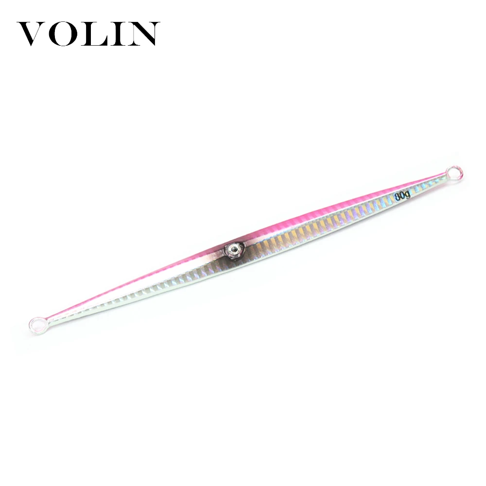 VOLIN Nanyou Large Iron Lure 1pc Metal Fishing 60g 80g 100g 120g 150g 200g 250g 300g Hard Jigging SaltWate Silver | Спорт и