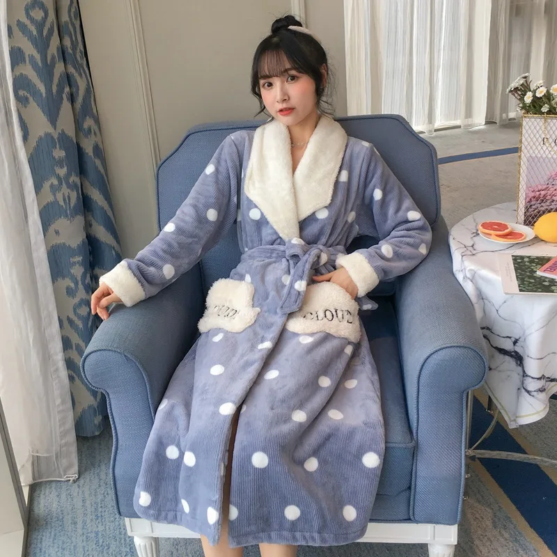 

2020 Autumn Winter Women Long Sleeve Nightgown Hooded Flannel Nightgowns Girls Night Dress Sleepwear Cute Princess Coral Fleece