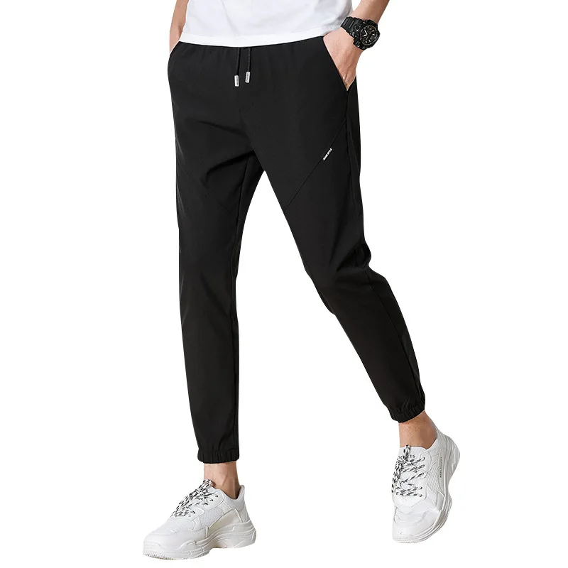 

MRMT 2021 Brand New Men's Trousers Nine Casual SweatPants for Male Solid Color Small Feet Trouser