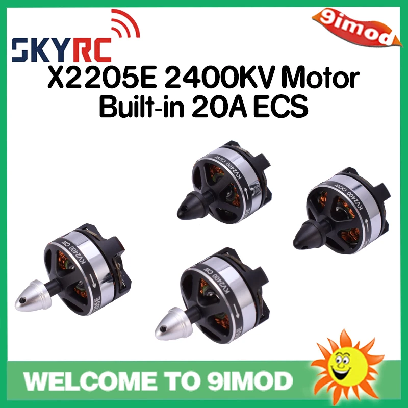 SKYRC TORNADO бесщеточный двигатель X2205E 2400KV встроенный 20A ECS 2CW + 2CCW для RC