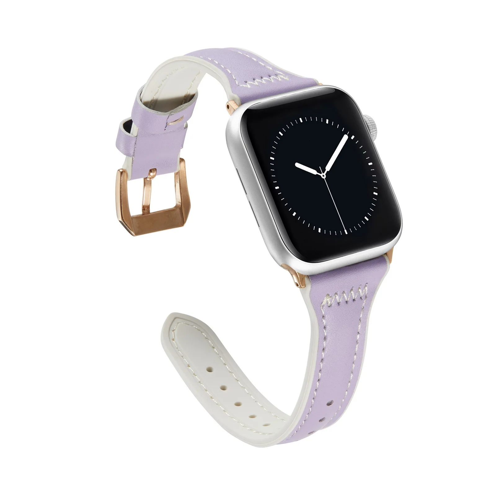 Leather Strap For Apple Watch 44mm Watch Band 40mm 38mm 42mm 41mm 45mm Ultra 49mm Bracelet for iWatch Series 8 7 6 SE 5 4 Strap