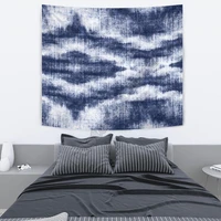 denim blue abstract wall tapestry 3d printed tapestrying rectangular home decor wall hanging