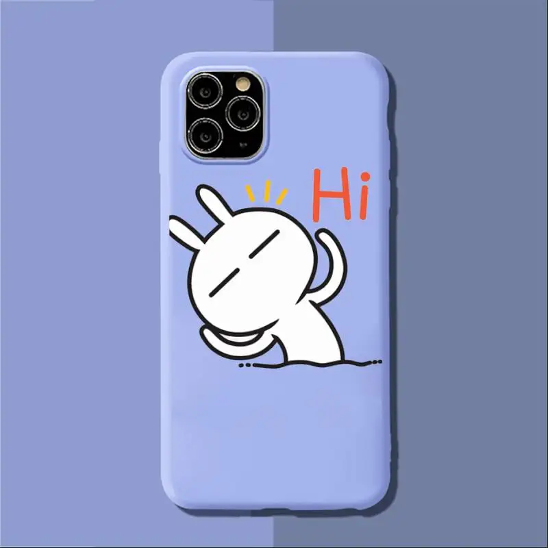 

Tuzki Rabbit Phone Case For IPhone 12 Pro Max 6 6s 7 8 Plus XS XR 12mini Se 2020 Iphone 11 Pro Max Candy Case