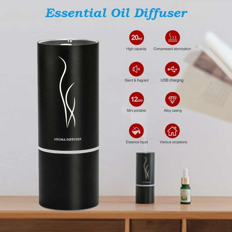 Электронный Ароматический диффузор очиститель воздуха мини автомобильный