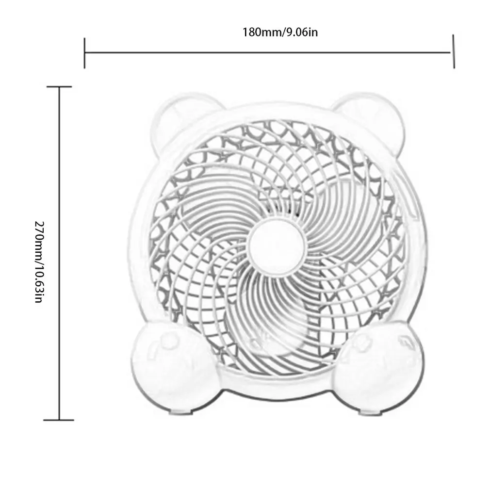 

USB Desk Fan 7 Inches Portable Summer Fan Super Silent Desktop Fan Electric Fan For Home Office