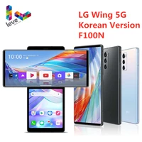 snapdragon 765g lg wing 5g f100n dual screen rotating mobile phone 6 8 8gb ram 128gb rom 64mp octa core nfc android smartphone