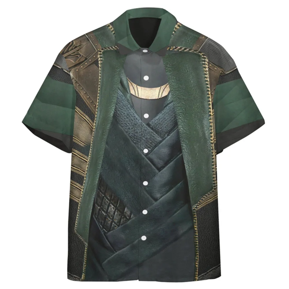 

Loki Cosplay Print T-shirt Summer Short Sleeve Shirt