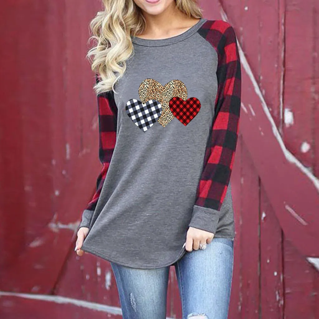 Новинка женская футболка в стиле Харадзюку топы с принтом сердечек Женская