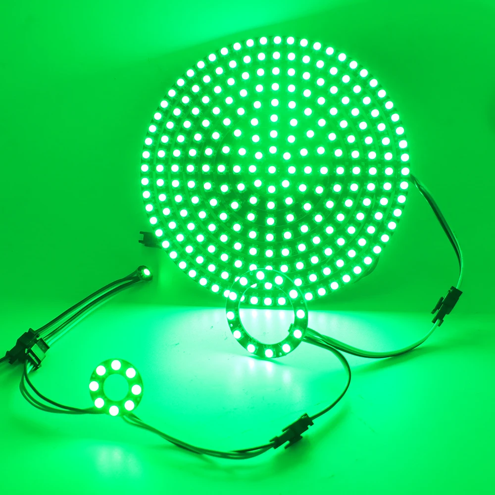 DC5V WS2812B SK6812 RGB пиксельное кольцо Адресуемых Светодиодный модули цветной круглый СВЕТОДИОДНЫЙ круг 241 светодиодный s