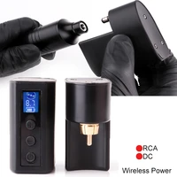 new portable mini wireless tattoo power supply dc rca interface tattoo battery pack power supply for tattoo machine pen supplies