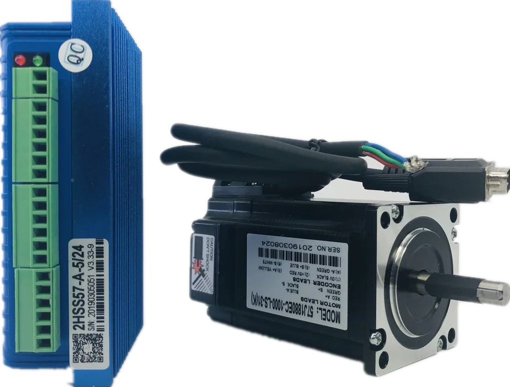 

57J1880EC-1000-31F+2HSS57 Jemikang 57 two-phase closed-loop stepper motor driver 2.2Nm