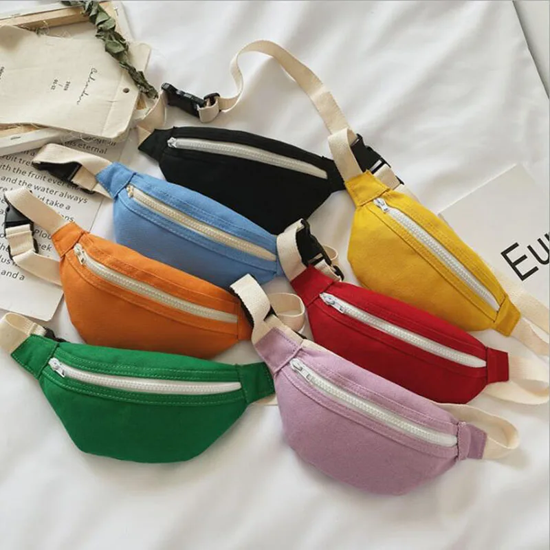 

Fashion Kids Fanny Pack Casual Children Shoulder Belt Bags Kids Phone Pouch Cartoon Unicorn Waist Bag For Femle Girls