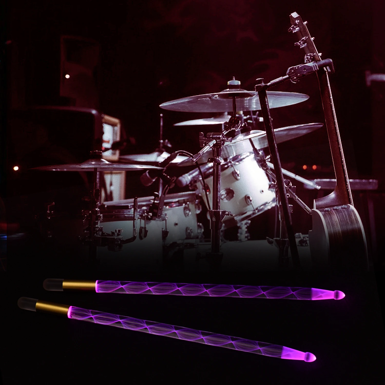 Пару 5A голени нейлон барабанные палочки светильник до джазовая барабанная