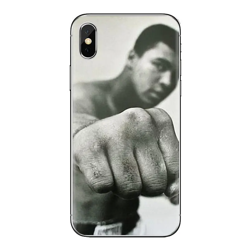 Мягкая сумка чехол с изображением Мохаммеда Али и цитатой королем бокса США для