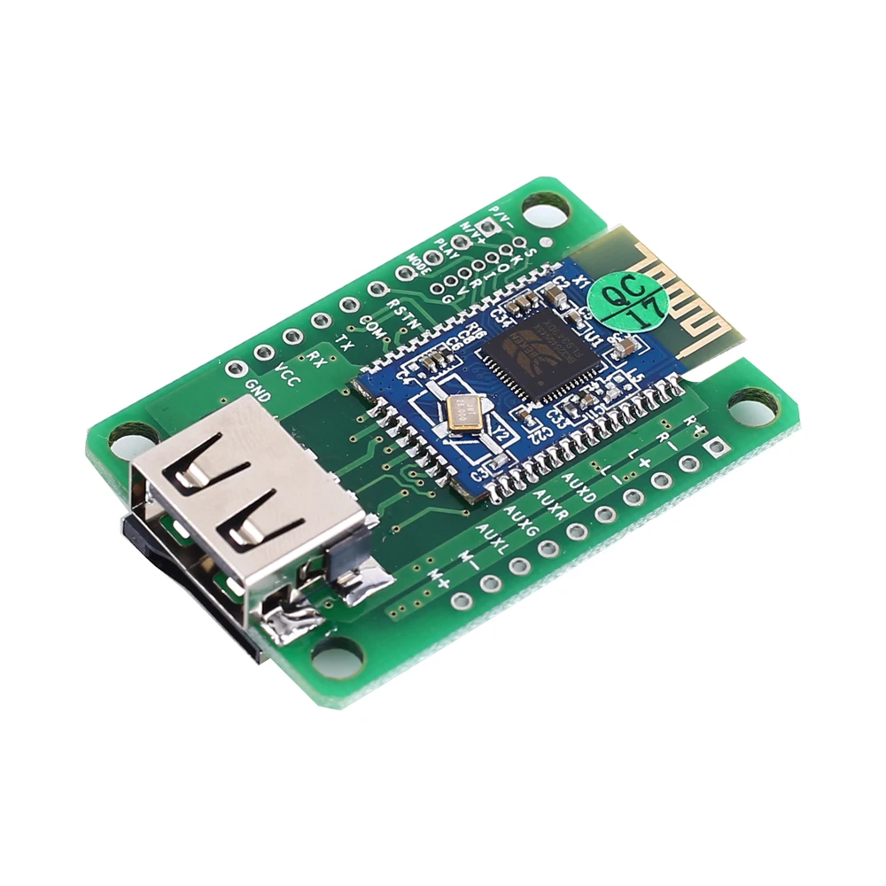 BK3254 Bluetooth Power Amplifier 3Wx2 BLE4.1 Stereo Audio Receiver Module Support U-disk TF Card | Электронные компоненты и