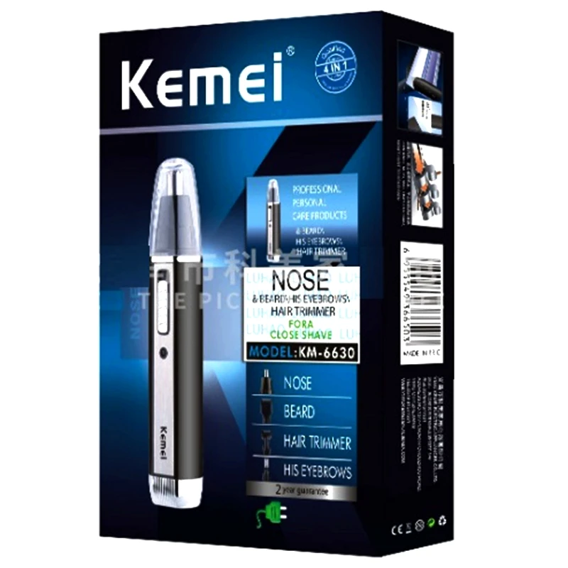 

Kemei rechargeable electric all in one hair trimmer for men grooming kit beard trimer facial eyebrow trimmer nose ear shaver